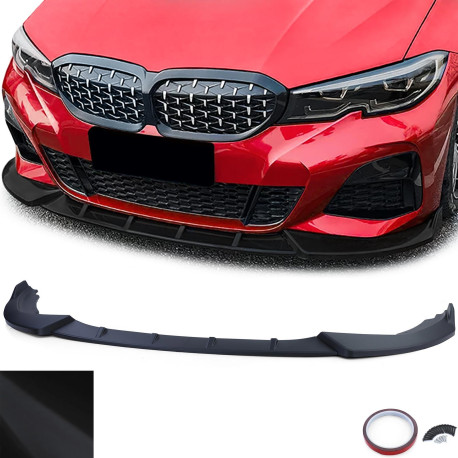 LAME BECQUET MAT SPOILER DE PARE CHOCS AVANT BMW SERIE 3 TYPE G20 G21 PACK M (05954)