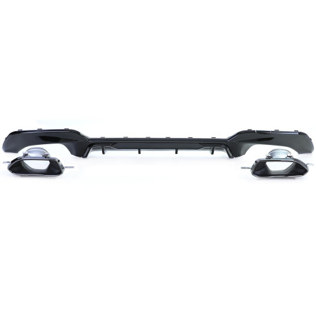DIFFUSEUR SPORT NOIR BRILLANT POUR BMW SERIE 3 G20 LOOK 340 (05956)