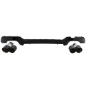 DIFFUSEUR SPORT NOIR BRILLANT SORTIES CARBON BMW SERIE 3 G20 318 320 (05957)