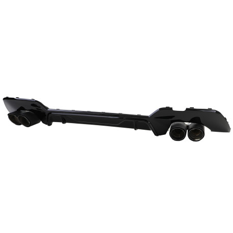 DIFFUSEUR SPORT NOIR BRILLANT SORTIES CARBON BMW SERIE 3 G20 318 320 (05957)