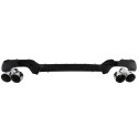 DIFFUSEUR SPORT NOIR BRILLANT SORTIES CHROM BMW SERIE 3 G20 318 320 (05959)