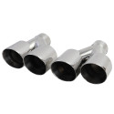 DIFFUSEUR SPORT NOIR BRILLANT SORTIES CHROM BMW SERIE 3 G20 318 320 (05959)