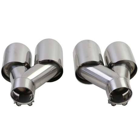 DIFFUSEUR SPORT NOIR BRILLANT SORTIES CHROM BMW SERIE 3 G20 318 320 (05959)