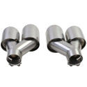DIFFUSEUR SPORT NOIR BRILLANT SORTIES CHROM BMW SERIE 3 G20 318 320 (05959)