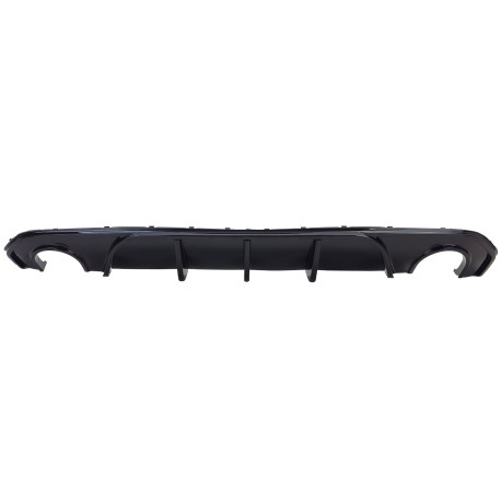 DIFFUSEUR SPORT NOIR BRILLANT SORTIES DROITE ET GAUCHE BMW SERIE 4 G26 GRAN COUPE (05960)