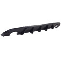 DIFFUSEUR SPORT NOIR BRILLANT SORTIES DROITE ET GAUCHE BMW SERIE 4 G26 GRAN COUPE (05960)