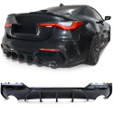 DIFFUSEUR SPORT NOIR BRILLANT  BMW SERIE 4 G22 G23 420 430  (05961)
