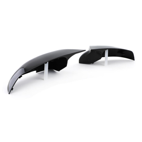 COQUES NOIRES BRILLANTES DE RETROVISEURS BMW SERIE 5 ET SERIE 7 (05964)