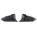 COQUES NOIRES BRILLANTES DE RETROVISEURS BMW SERIE 5 ET SERIE 7 (05964)
