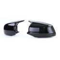 COQUES DE RETROVISEURS NOIRES BRILLANTES LIGNE PACK M BMW SERIE 5 F10 F11 (05968)