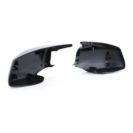 COQUES DE RETROVISEURS NOIRES BRILLANTES LIGNE PACK M BMW SERIE 5 F10 F11 (05968)