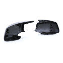 COQUES DE RETROVISEURS NOIRES BRILLANTES LIGNE PACK M BMW SERIE 5 F10 F11 (05968)