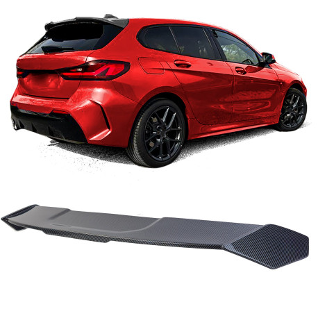 BECQUET - AILERON DE TOIT SPORT CARBONE LOOK BMW SERIE 1 F40 M SPORT (05974)