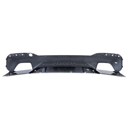 DIFFUSEUR SPORT NOIR DOUBLE SORTIE NOIR BRILLANT BMW SERIE 5 G30 G31 PACK M (05975)