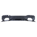 DIFFUSEUR SPORT NOIR DOUBLE SORTIE NOIR BRILLANT BMW SERIE 5 G30 G31 PACK M (05975)