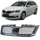 CALANDRE LOOK RS SPORT NOIRE ET CHROME POUR SKODA OCTAVIA III 5E 2017-2020 (05985)