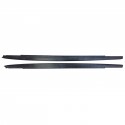 2 BAS DE CAISSE SPORT NOIR BRILLANT LIGNE PACK M5 BMW SERIE 5 G30 G31 APRES 2017 (05987)