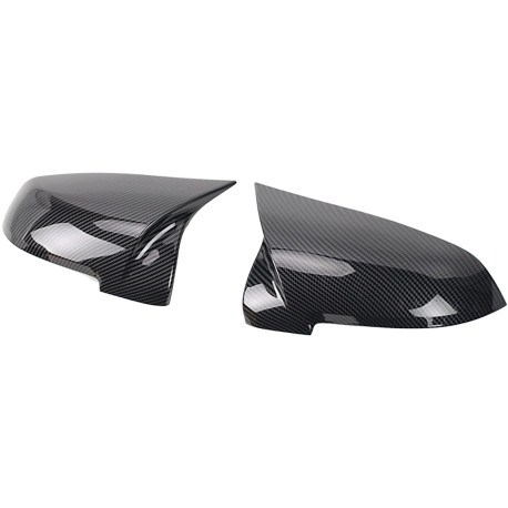 COQUES DE RETROVISEURS LOOK CARBONE LIGNE PACK M BMW SERIE F10 F11 F06 F012 F13 F01 F02 (06005)