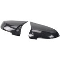 COQUES DE RETROVISEURS LOOK CARBONE LIGNE PACK M BMW SERIE F10 F11 F06 F012 F13 F01 F02 (06005)