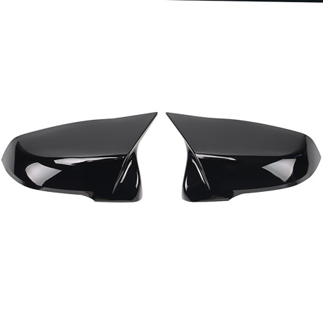 COQUES DE RETROVISEURS NOIR BRILLANT LIGNE PACK M POUR BMW F40 F52 X1 F48 X2 F39 Z4 G29 (06007)