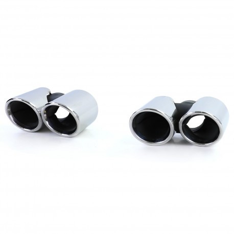2 DOUBLE SORTIES SILENCIEUX ECHAPPEMENT SPORT INOX PORSCHE 911 TYPE 991.1 2011-2015 (06036)