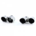 2 DOUBLE SORTIES SILENCIEUX ECHAPPEMENT SPORT INOX PORSCHE 911 TYPE 991.1 2011-2015 (06036)