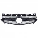 CALANDRE LIGNE A45 AMG NOIRE POUR MERCEDES CLASSE A W176 2015-2018 PH2 (05179)