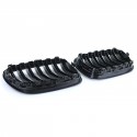 GRILLES CALANDRES SPORT NOIR BRILLANT DOUBLES LAMES BMW X3 F25 2010-2014 (05126)