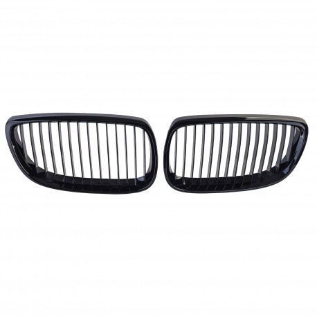 CALANDRES NOIR BRILLANT SPORT M-PFM BMW SERIE 3 E92 & E93 PH1 05-10 (05077)