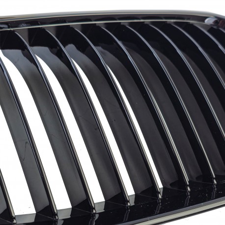 CALANDRES NOIR BRILLANT SPORT M-PFM BMW SERIE 3 E92 & E93 PH1 05-10 (05077)