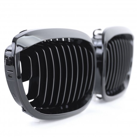 CALANDRES NOIR BRILLANT SPORT M-PFM BMW SERIE 3 E46 COUPE CABRIO PH2 (05075)