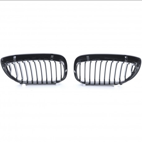 CALANDRES NOIR BRILLANT SPORT M-PFM BMW SERIE 3 E46 COUPE CABRIO PH2 (05075)
