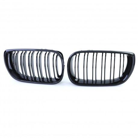 CALANDRES DOUBLE LAMES LOOK PACK M BMW SERIE 3 E46 BERLINE TOURING 2001-2005 PH 2 (05066)