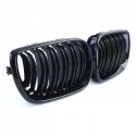 CALANDRES DOUBLE LAMES LOOK PACK M BMW SERIE 3 E46 BERLINE TOURING 2001-2005 PH 2 (05066)