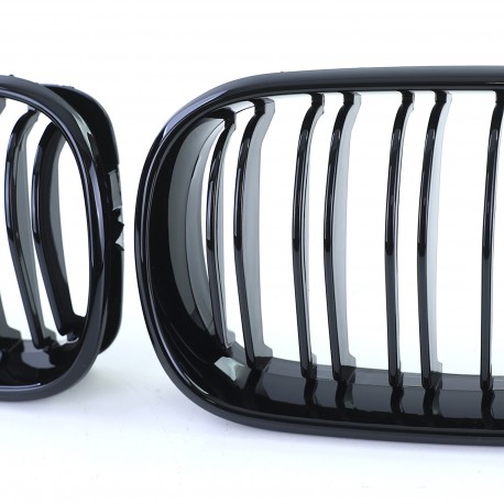 CALANDRES DOUBLE LAMES LOOK PACK M BMW SERIE 3 E46 BERLINE TOURING 2001-2005 PH 2 (05066)