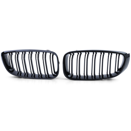 CALANDRES SPORT DOUBLES LAMES NOIR BRILLANT BMW SERIE 3 GT F34 GRAN TURISMO (05056)