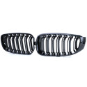 CALANDRES SPORT DOUBLES LAMES NOIR BRILLANT BMW SERIE 3 GT F34 GRAN TURISMO (05056)