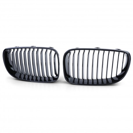 CALANDRES NOIR BRILLANT M PERFORMANCE BMW SERIE 1 E81 E87 E82 E88 PHASE 2 2007-2012 (05061)