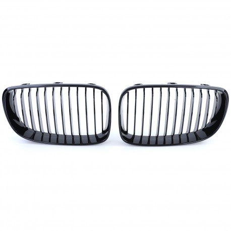 CALANDRES NOIR BRILLANT M PERFORMANCE BMW SERIE 1 E81 E87 E82 E88 PHASE 2 2007-2012 (05061)