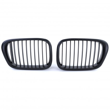 CALANDRES SPORT NOIR MAT LOOK M PERFORMANCE POUR BMW SERIE 5 E39 PHASES 1 et 2 (05051)