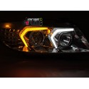 PHARES FEUX AVANTS ANGEL EYES CELIS BMW SERIE 3 E90 & E91 PHASES 1 05-08 (06061)