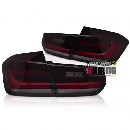 FEUX FULL LED ROUGE FUMES BMW SERIE 3 F30 2011-2018 (06065)