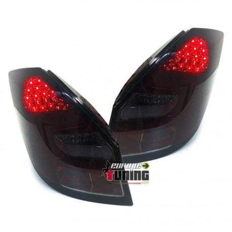 FEUX ROUGES NOIRS LED LIGHTBAR POUR SKODA FABIA II BERLINE & BREAK 2007-2014 (02979)