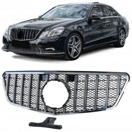 CALANDRE SPORT NOIRE CHROME MERCEDES CLASSE E W212 ET S212 (06067)