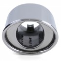 EMBOUT SORTIE D ECHAPPEMENT OVALE EN ACIER INOXYDABLE UNIVERSEL (04842)