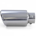 EMBOUT SORTIE D ECHAPPEMENT OVALE EN ACIER INOXYDABLE UNIVERSEL (04842)