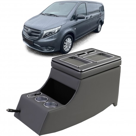 ACCOUDOIR CENTRAL GRIS MERCEDES CLASSE V W447 et VIANO W639 2003-2019 (06083)