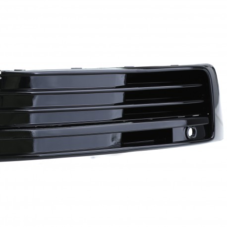 GRILLE NOIRE BRILLANTE CALANDRE SPORT PARECHOC VW VOLKSWAGEN T6 BUS TRANSPORTEUR 2015-2019 (06087)