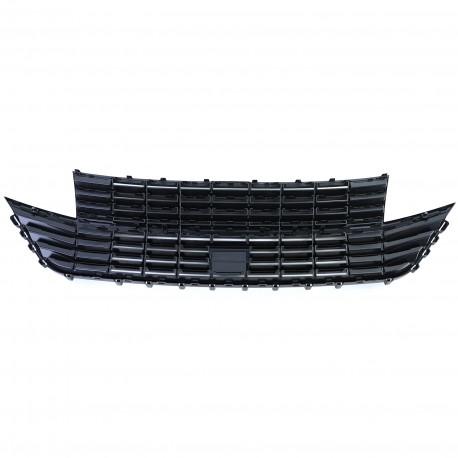 GRILLE DE CALANDRE SANS SIGLE NOIRE BRILLANTE VW VOLKSWAGEN T6 BUS TRANSPORTEUR APRES 2019 (06099)