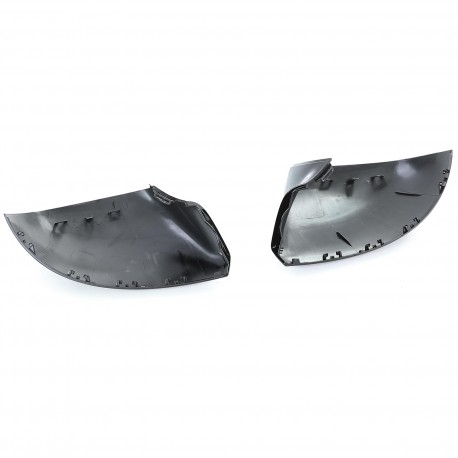 COQUES RETROVISEURS NOIRES BRILLANTES  VOLKSWAGEN VW BUS T5 T6 AMAROK (06102)